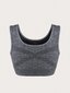 Plus Solid Wireless Bra·Grey·3XL hinta ja tiedot | Naisten aluspaidat | hobbyhall.fi