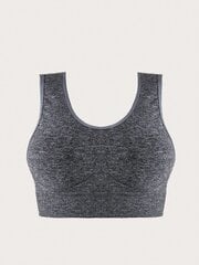 Plus Solid Wireless Bra·Grey·3XL hinta ja tiedot | Naisten aluspaidat | hobbyhall.fi