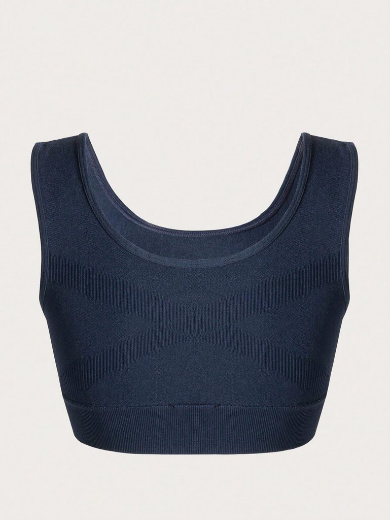 Plus Solid Wireless Bra·Navy Blue·3XL hinta ja tiedot | Naisten aluspaidat | hobbyhall.fi