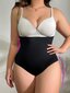 Naisten plus-koon vatsaa kiristävä bodysuit·musta·2XL hinta ja tiedot | Naisten aluspaidat | hobbyhall.fi