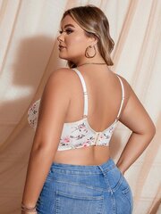 Plus Size Langattomat kukkarintaliivit·Multicolor·100C hinta ja tiedot | Naisten aluspaidat | hobbyhall.fi