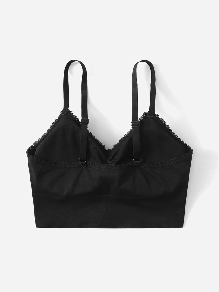 Plus Solid Bra·Black·2XL hinta ja tiedot | Naisten aluspaidat | hobbyhall.fi