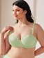 Wingslove Naisten Plus Size Underwire Push Up Olkaimeton Bra·Mintunvihreä·90C hinta ja tiedot | Naisten aluspaidat | hobbyhall.fi