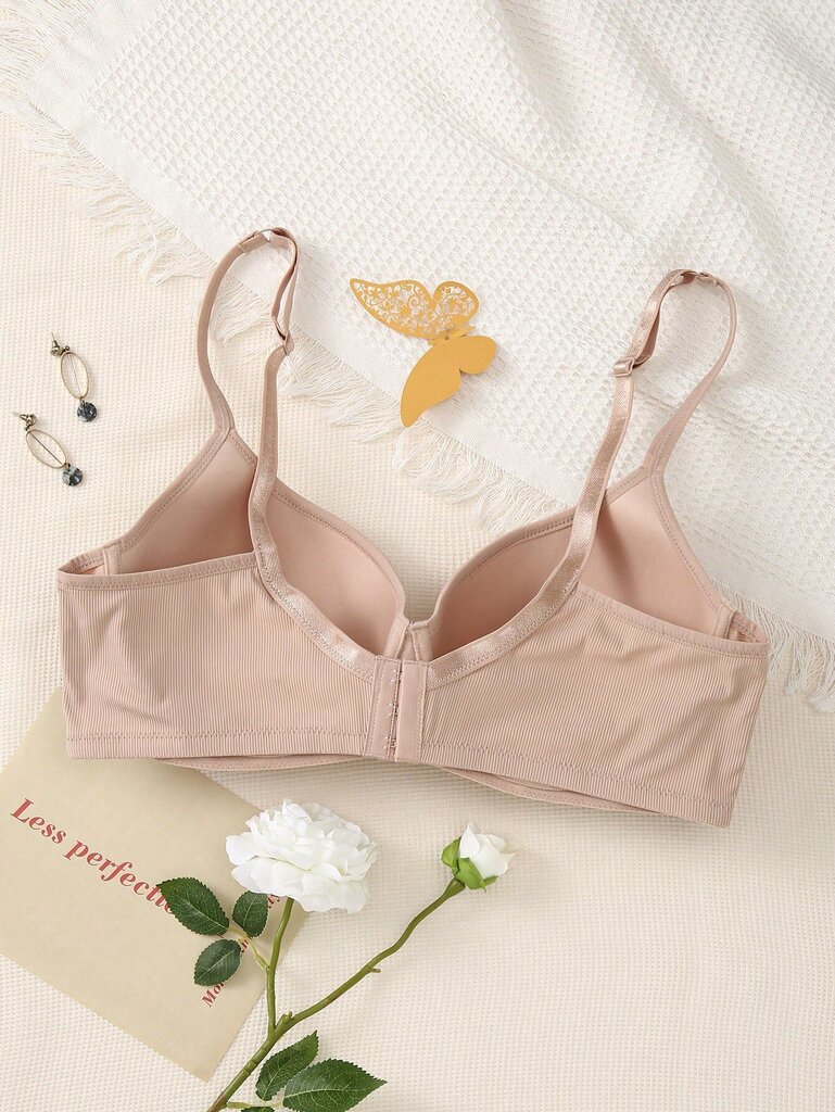 Plus Solid Underwire Push Up Bra·Beige·100C hinta ja tiedot | Naisten aluspaidat | hobbyhall.fi