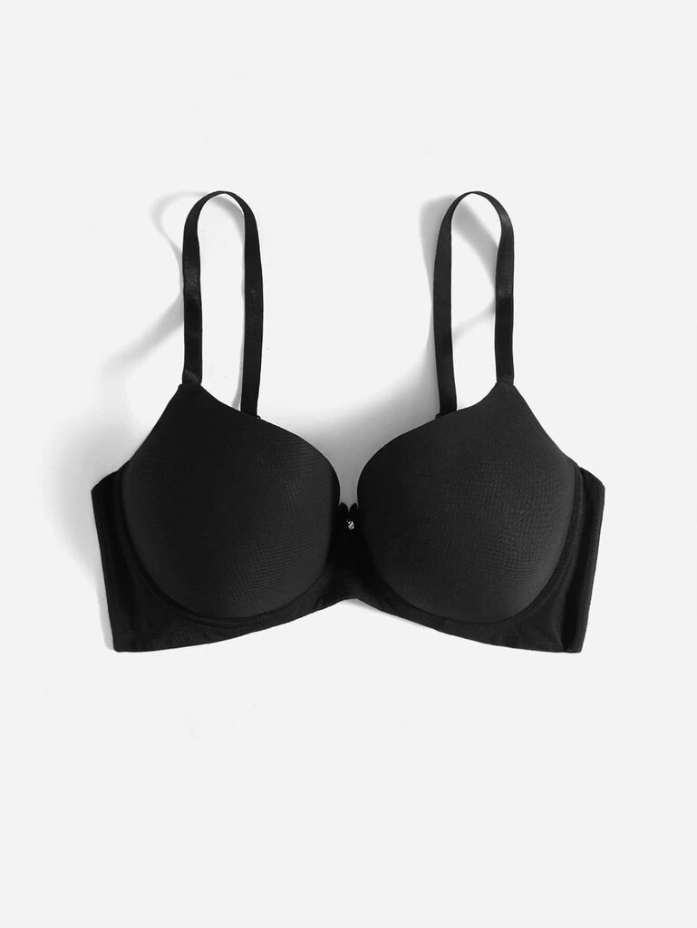 Plus Bow tekojalokivi Yksityiskohta Push Up Bra·Musta·85D hinta ja tiedot | Naisten aluspaidat | hobbyhall.fi