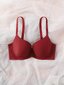 Plus Bow tekojalokivi Yksityiskohta Push Up Bra·Burgundy·105D hinta ja tiedot | Naisten aluspaidat | hobbyhall.fi