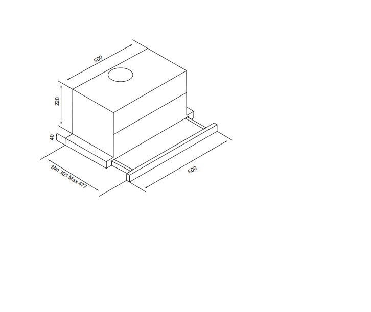 BHD 1144 DC IX 60 Berk hinta ja tiedot | Liesituulettimet | hobbyhall.fi