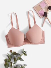 Plus Bow tekojalokivi Yksityiskohta Push Up Bra·Dusty Pink·85C hinta ja tiedot | Naisten aluspaidat | hobbyhall.fi