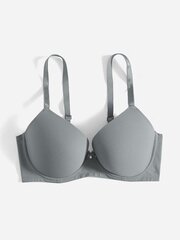 Plus Bow tekojalokivi Yksityiskohta Push Up Bra·Grey·100C hinta ja tiedot | Naisten aluspaidat | hobbyhall.fi