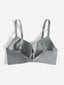 Plus Bow tekojalokivi Yksityiskohta Push Up Bra·Grey·90C hinta ja tiedot | Naisten aluspaidat | hobbyhall.fi