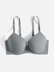 Plus Bow tekojalokivi Yksityiskohta Push Up Bra·Grey·90E hinta ja tiedot | Naisten aluspaidat | hobbyhall.fi