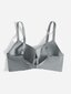 Plus Bow tekojalokivi Yksityiskohta Push Up Bra·Grey·90E hinta ja tiedot | Naisten aluspaidat | hobbyhall.fi