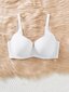 Plus Bow tekojalokivi Yksityiskohta Push Up Bra·White·105C hinta ja tiedot | Naisten aluspaidat | hobbyhall.fi