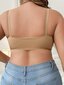 Plus Solid Wireless Bra·Khaki·0XL hinta ja tiedot | Naisten aluspaidat | hobbyhall.fi