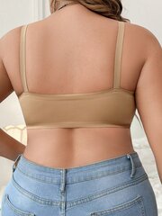 Plus Solid Wireless Bra·Khaki·3XL hinta ja tiedot | Naisten aluspaidat | hobbyhall.fi