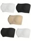 Plus 5kpl Solid Bandeau Bra·Multicolor·3XL hinta ja tiedot | Naisten aluspaidat | hobbyhall.fi