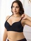 Plus Size Solid Underwire High Support Underwire Simple Bra·Black·85C hinta ja tiedot | Naisten aluspaidat | hobbyhall.fi