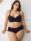 Plus Size Solid Underwire High Support Underwire Simple Bra·Black·90D hinta ja tiedot | Naisten aluspaidat | hobbyhall.fi