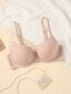 Plus Size Solid Underwire High Support Underwire Simple Bra·Pink·85D hinta ja tiedot | Naisten aluspaidat | hobbyhall.fi