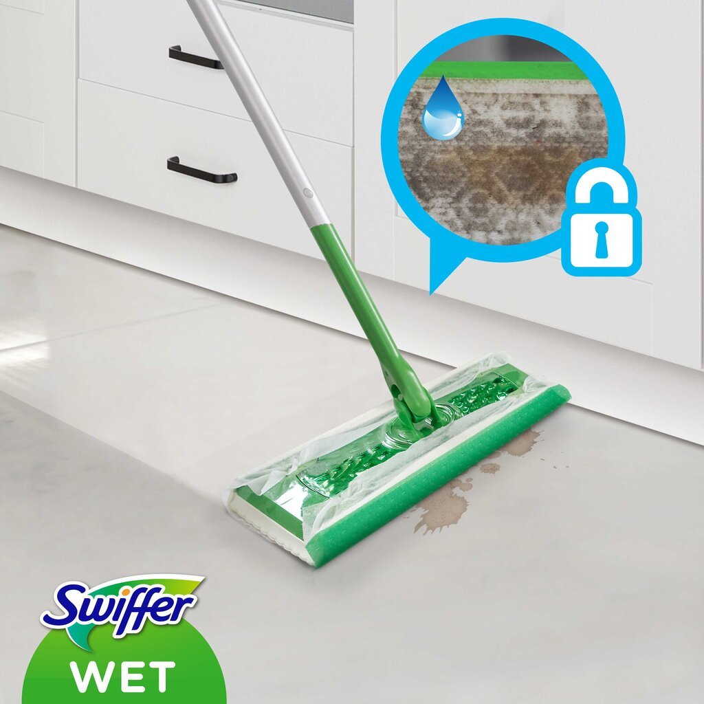 Swiffer Sweeper kosteat lattiapyyhkeet, täyttö 20 kpl hinta ja tiedot | Siivoustarvikkeet | hobbyhall.fi