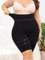 Plus High Waist Control Shapewear Shortsit · Musta · 4XL hinta ja tiedot | Naisten aluspaidat | hobbyhall.fi