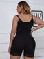 Plus Contrast Lace Vetoketju edessä Shapewear Bodysuit·musta·0XL hinta ja tiedot | Naisten aluspaidat | hobbyhall.fi