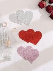 Plus 3 paria Glitter Heart nänninsuojus · Monivärinen · yksi koko hinta ja tiedot | Naisten aluspaidat | hobbyhall.fi