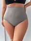 Plus Honeycomb Textured Shapewear Sukkahousut·Grey·1XL hinta ja tiedot | Naisten aluspaidat | hobbyhall.fi