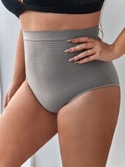 Plus Honeycomb Textured Shapewear Sukkahousut·Grey·4XL hinta ja tiedot | Naisten aluspaidat | hobbyhall.fi