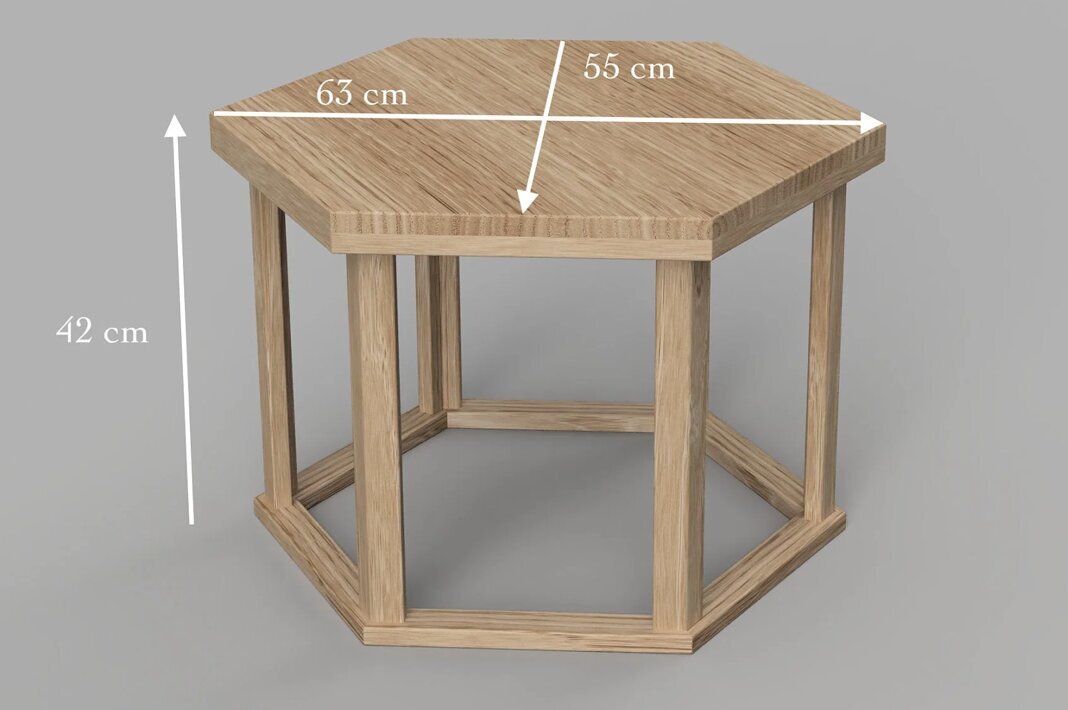 Sohvapöytä Diamond,massiivitamme hinta ja tiedot | Sohvapöydät | hobbyhall.fi