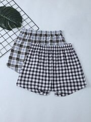 Miesten 2kpl Plaid Print bokserit·Multicolor·L hinta ja tiedot | Miesten kylpytakit ja pyjamat | hobbyhall.fi