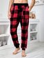 Miesten Buffalo Plaid Print Kiristysnyöri vyötäröllä Pyjama housut · Monivärinen · M hinta ja tiedot | Miesten kylpytakit ja pyjamat | hobbyhall.fi