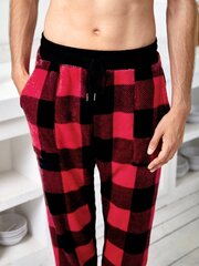 Miesten Buffalo Plaid Print Kiristysnyöri vyötäröllä Pyjama housut · Monivärinen · M hinta ja tiedot | Miesten kylpytakit ja pyjamat | hobbyhall.fi