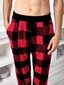 Miesten Buffalo Plaid Print Kiristysnyöri vyötäröllä Pyjama housut · Monivärinen · M hinta ja tiedot | Miesten kylpytakit ja pyjamat | hobbyhall.fi