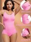 1-osainen saumaton Body Shaper Shaper Shapewear Control, Push Up, Plus Size, Synnytyksen jälkeinen palautus·Pink·S hinta ja tiedot | Naamiaisasut | hobbyhall.fi