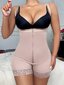 Pitsikoristeinen vetoketju edessä Muotoileva Bodysuit·Aprikoosi·M hinta ja tiedot | Naamiaisasut | hobbyhall.fi