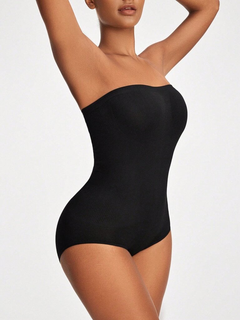 Seamless Shapewear Bandeau Bodysuit·musta·L hinta ja tiedot | Naamiaisasut | hobbyhall.fi