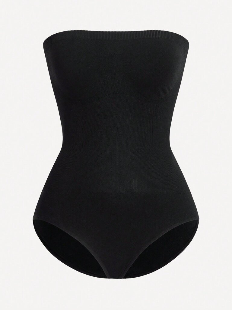 Seamless Shapewear Bandeau Bodysuit·musta·L hinta ja tiedot | Naamiaisasut | hobbyhall.fi