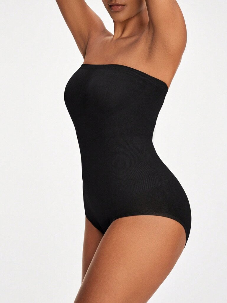 Seamless Shapewear Bandeau Bodysuit·musta·L hinta ja tiedot | Naamiaisasut | hobbyhall.fi