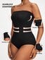 Seamless Shapewear Bandeau Bodysuit·musta·L hinta ja tiedot | Naamiaisasut | hobbyhall.fi