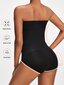 Seamless Shapewear Bandeau Bodysuit·Musta·S hinta ja tiedot | Naamiaisasut | hobbyhall.fi