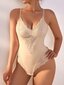 Contrast Lace Cami Shapewear Bodysuit·Aprikoosi·XXL hinta ja tiedot | Naamiaisasut | hobbyhall.fi