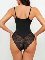 Contrast Lace Cami Shapewear Bodysuit·Musta·L hinta ja tiedot | Naamiaisasut | hobbyhall.fi