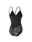 Contrast Lace Cami Shapewear Bodysuit·Musta·M hinta ja tiedot | Naamiaisasut | hobbyhall.fi