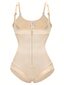 Musta 1kpl muotoiluasut naisille Control Body Shaper vetoketju avoin rintakehä Bodysuit·Beige·M hinta ja tiedot | Naamiaisasut | hobbyhall.fi