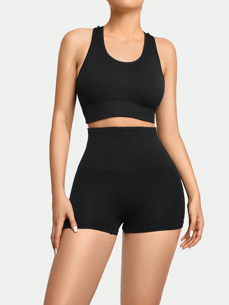 Solid High Waist Shapewear Set · Musta hinta ja tiedot | Naamiaisasut | hobbyhall.fi