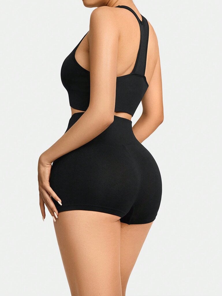 Solid High Waist Shapewear Set · Musta hinta ja tiedot | Naamiaisasut | hobbyhall.fi