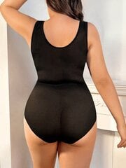 Plus-koon naisten vyötärövartalon muotoileva Bodysuit·Musta·1XL hinta ja tiedot | Muotoilevat alusvaatteet | hobbyhall.fi