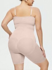 1 kpl Plus Size Naisten saumaton vartaloa muotoileva haalari, hoikentava takapuku·Aprikoosi·1XL hinta ja tiedot | Muotoilevat alusvaatteet | hobbyhall.fi