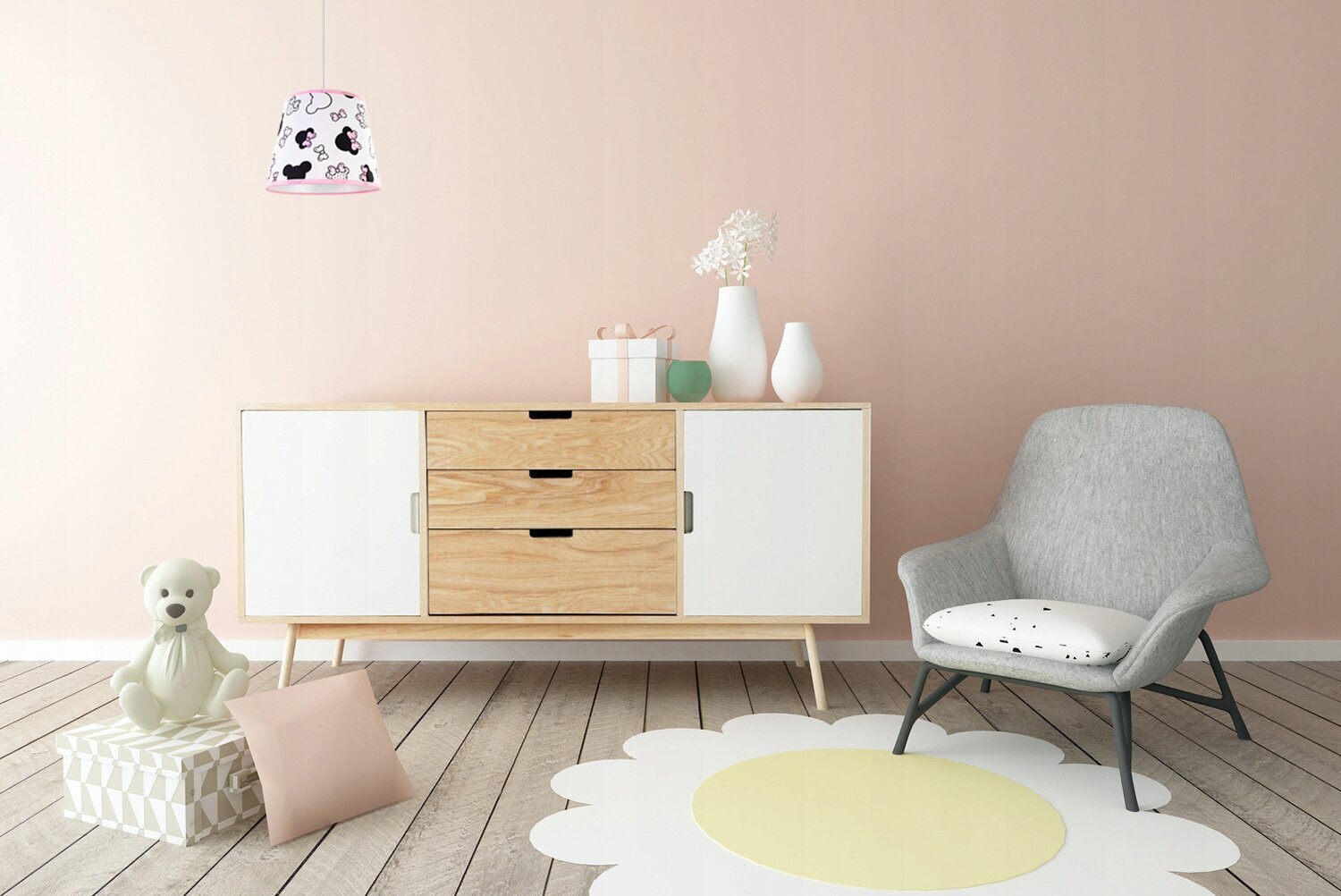 LightHome lasten Minnie Minnie hinta ja tiedot | Lastenhuoneen valaisimet | hobbyhall.fi